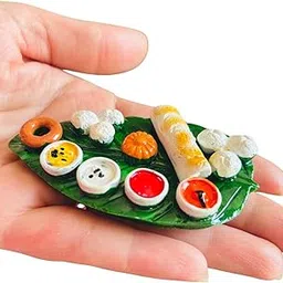 WARMINGO DE South Indian Dishes Fridge Magnet for Home Kitchen Decor | Miniature Food 3D Decorative Magnet for Gifting & Decoration | Made in India Souvenir Gift (Design A)-picture-28