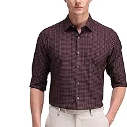 arrow Men's Checkered Regular Fit Shirt-picture-41