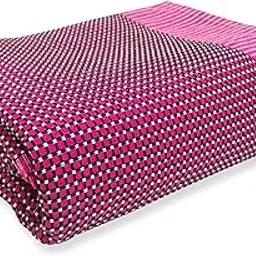 VELIRSON 100% Cotton Bedsheet Blanket for Single Bed Size 60x90 Inch - Magenta Pink | Bed Sheets Blankets for Summer, Winter | Solapur Chaddar | Single Bed Cotton Bedsheet | Pack of 1 (Pink)-picture-53