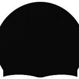 SPANCO Silicone Swimming Cap - Appropriate for Long & Short Hair, Cover Head to Keep Hair Dry, Anti-Slip Comfortable, High Elasticity (Color : Multicolor/Black) (Style : Solid) (Model : KK)-image-37