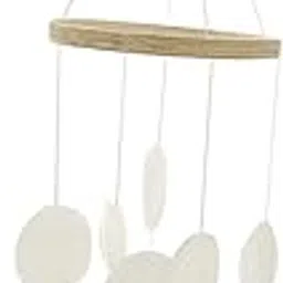 ATORSE® Shell Wind Chimes Hanging Decor Windchimes for Garden Decoration White-image-3