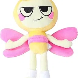 Plush Toy with Pink Wings, Soft Anime Collectible for Home Decor and Gift Giving, Plushies for Fans and Collectors-picture-19