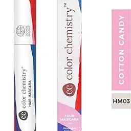 Color Chemistry Hair Mascara, Cotton-Candy, 9 ml (Pack of 1) | Temporay Hair Highlighting Colours for Kids and Adults | Easy to Wash, Doesn't Dry Out Hair | Non-sticky, Vegan & Safe to Use-picture-11