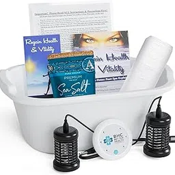 Ionic Foot Cleanse. Detox Foot Bath Machine. Foot Spa Bath for Home Use. Free Regain Health & Vitality Booklet & Brochure!-picture-11