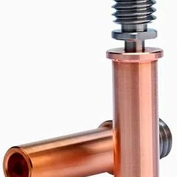 2Pcs Mega Titanium Alloy Bi-Metal Heatbreak,Upgrade Smooth Heat Break for Mega S, Mega Pro, Vyper, Chiron, Kobra Max Hotend for 1.75mm Filament.（Titanium Alloy and Copper）-picture-16