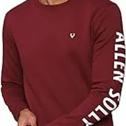 allen solly Polyesterblend Men Crew Neck Full Sleeves Casual Sweatshirt-picture-20