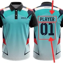 dika sports Custom jerseyCricket t-Shirt Breathable Cricket Jersey Printed | 2 Year to 5XL-picture-35