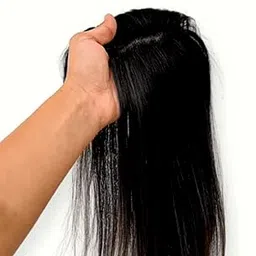 Gramercy Hair888 4?4 Lace Hair Topper for Women And Girls Front Lace Closure Easy To Use Hair Loss Solution Hair Thinning topper (4X4)-image-37