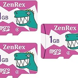 ZenRex 1GB Pack of 1, 3 Count Micro SD C4 Memory Card for Camera Tablet Smartphone with Adapter-image-51