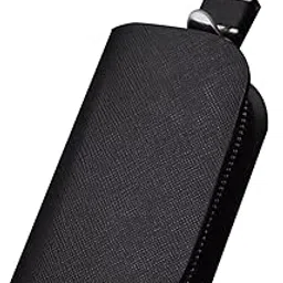 LR Decor E-Shop Generic Car Key Case Portable Small Zipper Bag Decorative Car Key Fob Cover Black-picture-20
