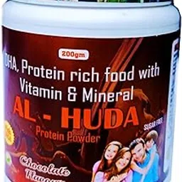 AL-HUDA Protein Powder rich food with vitain Mineral Makes the body stronger 200 gm-picture-19
