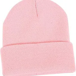 Knitted Hat Beanie Warm Hat Adults Cold Weather Hat for Camping Cycling Pink|Clothing Shoes & Accessories | Costumes Reenactment Theater | Accessories | Hats & Headgear-image-1