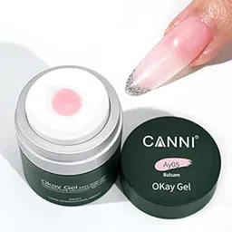 CANNI Okay Gel - UV / LED - Easy Soak Off Ok Nail Gel - Poly Nail Extension Gel 30g With Air Pump Easy To Soak UV LED Manicure Sculpt Function Builder Nail Gel (AY05-Balsam)-picture-15