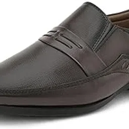 sir corbett Men's Synthetic Leather Slip-on Moccasin Formal Shoes-picture-37