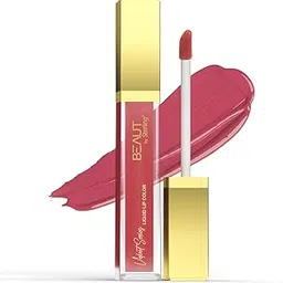 Super Lustrous Intense Glossy Liquid Lipstick 10ml| 12HR Long Stay, Smudge-Proof, Transfer-Proof & Highly Pigmented Lip Color, Rose Pink-picture-36
