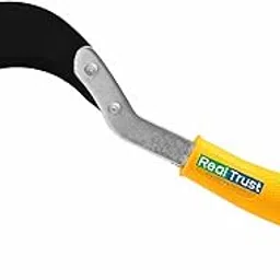 Real Trust Weeding Hook Curved Saw/Khurpi (Fiber Handle), Traditional Handsaw Light Weight for Grass and Weed Removing,Gardening and Agriculture Purpose , Hand-Powered-picture-20