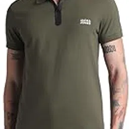 jack & jones Men's Cotton Solid Slim Fit T-Shirt-picture-41