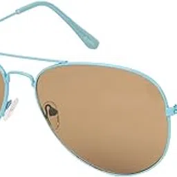 Classic Aviator Shape Blue-Brown UV Protection Sunglasses For Men & Women [MA-007-S7 ]-image-96
