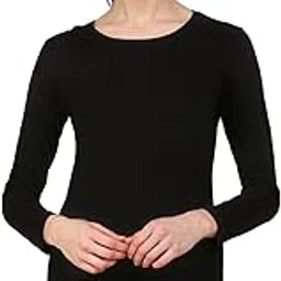 ap'pulse Women's Solid Slim Fit T-Shirt-picture-13