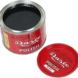 Dazlo Floor & Furniture Wax Polish (400G) - Black - For Furniture, Floor, Antique Wood, Cudappah Stone, Chalk Paint, Enameled Lacquered Surface & Unglazed Tile - Solid Paste Wax - Black Colour-picture-36