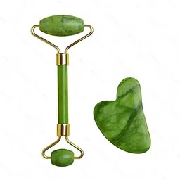 MF® Facial Massager Jade Roller & Gua Sha Tool Reduces Wrinkles Fine Lines and Dark Circle.-picture-17