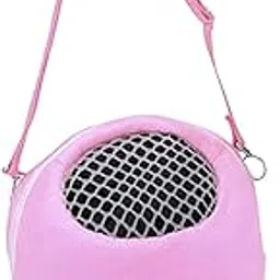 LYLA Pet Small Animal Carrier Bag Travel Warm Cage Hamster Pouch Pink 17X14Cm-picture-29