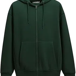 unstd Men Plus Size Cotton Zipper Hoodie Sweatshirt | Pure Cotton Full Sleeve Hooded Jacket-picture-25