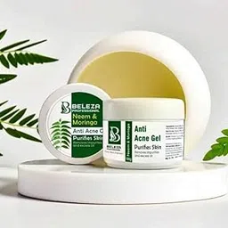 Beleza professional Neem & Moringa Anti Acne Gel to Reduce darkspots,Sunburn mark, Blackhead & Acne (100 ml)-picture-18