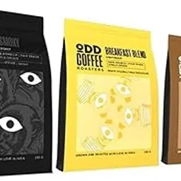 ODD COFFEE ROASTERS Speciality Coffee 250g each | Pack Of 3 | OL' Smoky - Dark Roasted | Breakfast Blend - Light Roast | House Blend - Medium Roasted,Signature Taste | Whole Bean AAA Beans-image-51