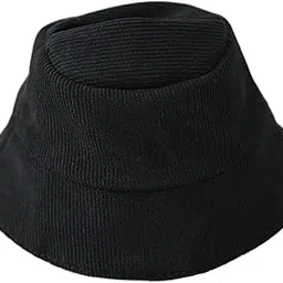 Plush Doll Hat for 17cm Doll Headgear Plush Figure Hat Plush Doll Bucket Hat Black-picture-31