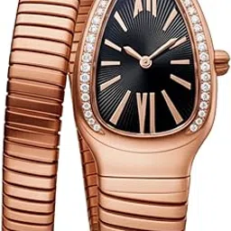 aha crafty Luxury-Inspired Coiled Snake Watch – Women’s Fashion Analog Timepiece with Gem Accents-picture-13