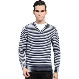 monte carlo Mens Striped V Neck Full Sleeve Pullover (1243360VN)-picture-32