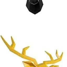 MERISHOPP®2x Deer Head Wall DécorAnimal Modern Hanging Stag Statue Décoration Art |Home & Garden|Home Décor|Figurines-picture-32