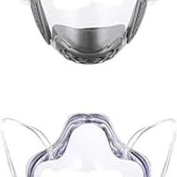 Enakshi® 2Pcs Clear Face Mask Cover Transparent Face Shield Reusable+Breathing Valve|Clothing, Shoes & Accessories | Costumes, Reenactment, Theater | Accessories | Masks & Eye Masks-picture-19