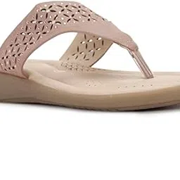 Womens BRITANY THONG Sandals, Brown, (6713747)-image-60