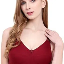 bella beauty Casual Non Padded Full Coveragen Wire Free Bra for Women & Girls-picture-36