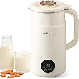 FUMATO 800ml Automatic Nut Milk Maker | Vegan Milk Machine for Almonds, Soya, Oats & Cereals | 6 Presets: Milk, Boil, Juice, Puree, Keep Warm, Clean | Soup Maker | 1-Year Warranty image 1