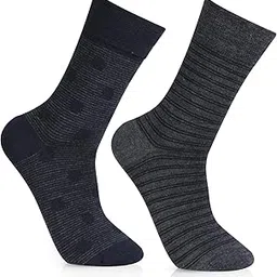 bonjour Formal Woolen Socks For Men - Pack Of 2-picture-24