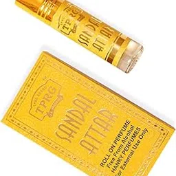T.P.R.G.SRINIVASAN TRADERS Sandal Attar Roll On Perfume | Luxurious Unisex Fragrance Oil | Long-Lasting Scent | Perfect for Special Occasions | Alcohol-Free Formula (Pack of 6)-picture-10