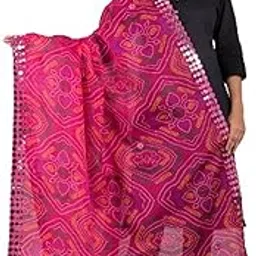 rajeraj Kota Doria Women/Girls Stylish Mirror WORK Dupatta-12-picture-39