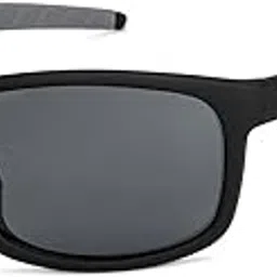 vincent chase eyewear Vincent Chase By Lenskart | Full Rim Rectangle Stylish Sunglasses | Polarized and UV Protected | For Men and Women | Large | VC S14116 image 1