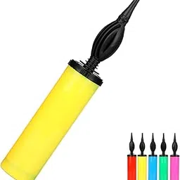 GOLD LEAF Balloon Pump, Manual Hand Pump for Christmas Balloon Kit, Double Action Air Pumps, Ballon Pumper Inflator Suitable for Party Decorations, Fitness & Yoga Balls (Assorted)-image-8