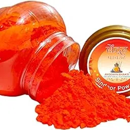Sindoor for Woman & Pooja !! Shindur for Woman !! Coulur - Dark Orange 50 Grms-picture-17