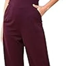 freehand by The Indian Garage Co Women Fit and Flared Casual Solid One Shoulder Jumpsuit-picture-29