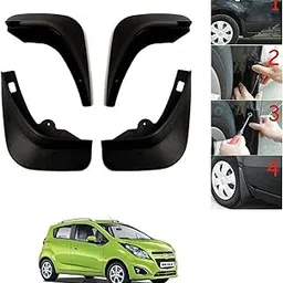 Auto Addict Car Mud Flaps Splash Guards (O.E Type Custom,4 pcs) for Chevrolet Beat-picture-16