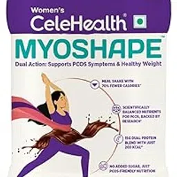 Celehealth MYOSHAPE Meal Replacement Protein Shake with Myoinositol for PCOS balance - 400 g-picture-21