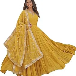 wedani Georgette Embroidered work Anarkali Kurta Set For womens-picture-13