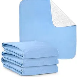 3 Pack of Washable Bed Pads for Incontinence, 17x24 Inches - Reusable Waterproof Mattress Sheet Protector Underpads for Kids, Adults or Pets-picture-19