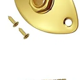 ATORSE Oval Output Input Jack Plug Socket + 1 Set Roller Saddle Bridge Tailpiece-picture-16