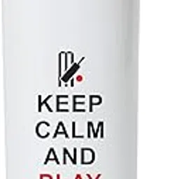 Crazy Sutra Classic Printed Play Cricket Quote Water Bottle/Sipper White - 600Ml (KeepCalmAndPlayCricket)-image-95
